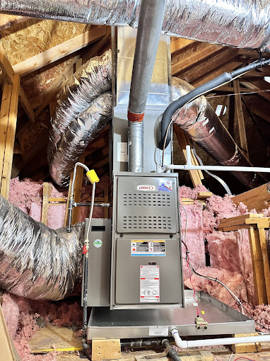 Furnace repair and inspection by Boost Air And Plumbing